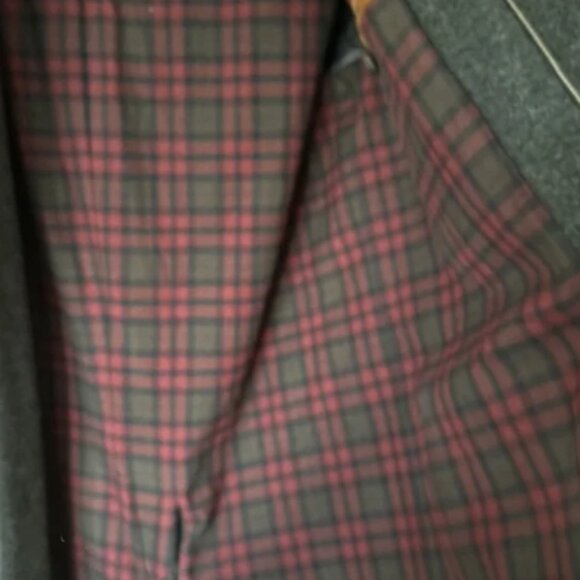 OVADIA & SONS Wool Top Coat classic Gray hooded size M made in the USA - Picture 10 of 12